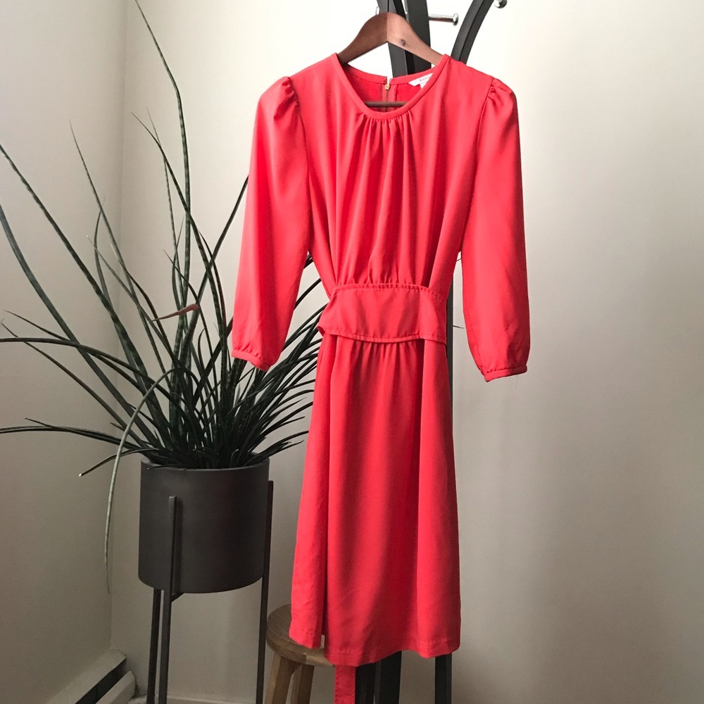 Esley coral dress